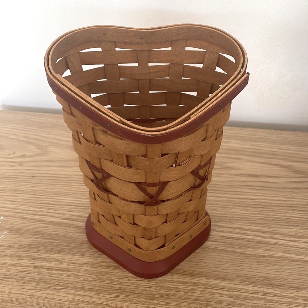 LONGABERGER 2008 VALENTINE SWEETHEART TRUE LOVE BASKET SET